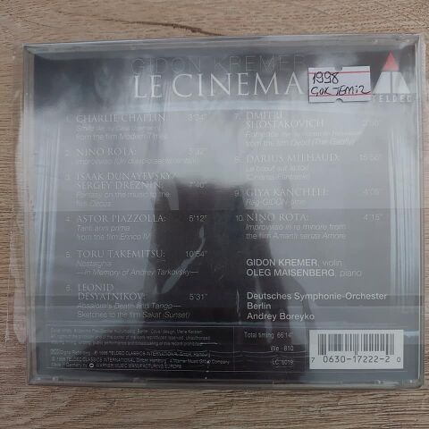 GIDON KREMER - LE CINEMA CD