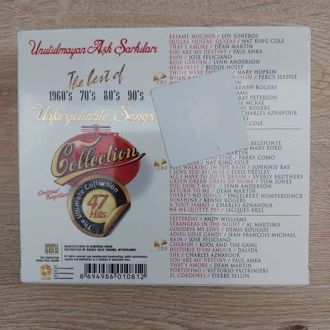 UNUTULMAYA AŞK ŞARKILARI - THE BEST OF CD