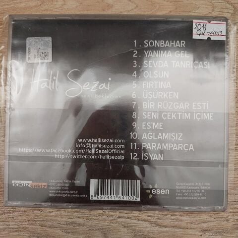 HALİL SEZAİ - SENİ BEKLERKEN CD