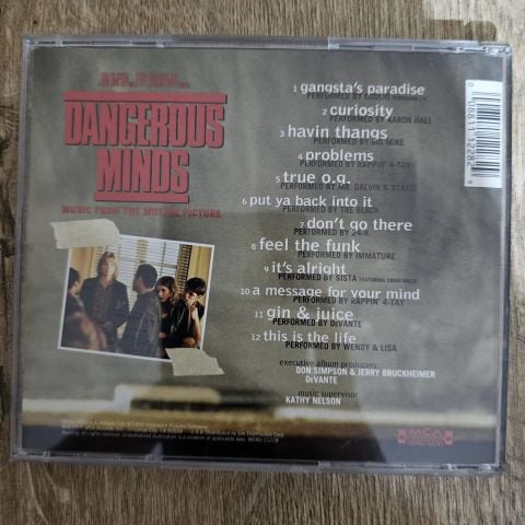 Various – Dangerous Minds (Music From The Motion Picture) CD