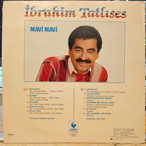 İbrahim Tatlıses – Mavi Mavi LP PLAK