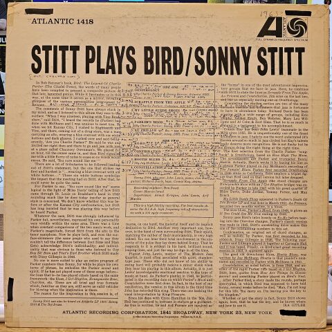 Sonny Stitt – Stitt Plays Bird LP PLAK