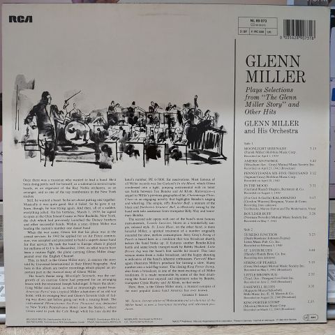 Glenn Miller And His Orchestra – Glenn Miller Plays Selections From The Glenn Miller Story And Other Hits LP PLAK