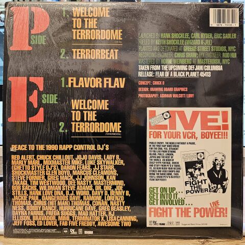 Public Enemy – Welcome To The Terror Dome LP PLAK