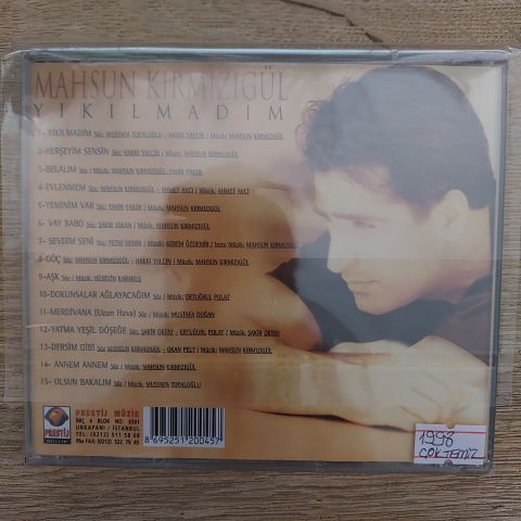 MAHSUN KIRMIZIGÜL - YIKILMADIM CD