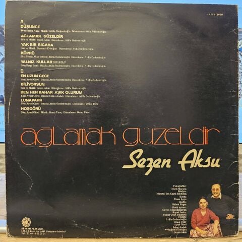 Sezen Aksu – Ağlamak Güzeldir LP PLAK