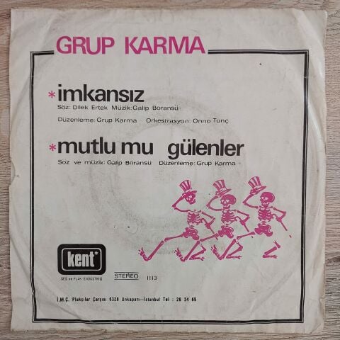 GRUP KARMA - İMKANSIZ 45LİK PLAK