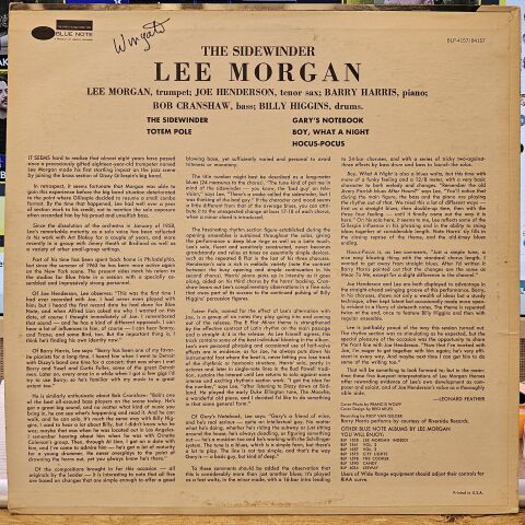 Lee Morgan – The Sidewinder LP PLAK