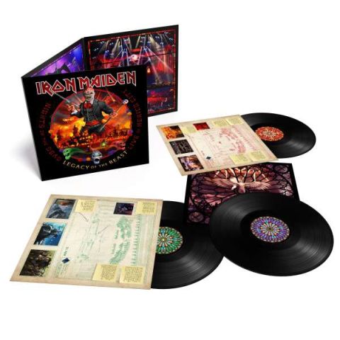 İRON MAİDEN - NİGHTS OF THE DEAD, LEGACY OF THE BEAST, LİVE İN MEXİCO CİTY LP PLAK