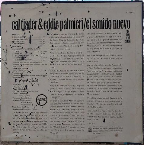 Cal Tjader & Eddie Palmieri – El Sonido Nuevo LP PLAK