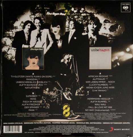 Nina Hagen Band – Nina Hagen Band / Unbehagen LP PLAK