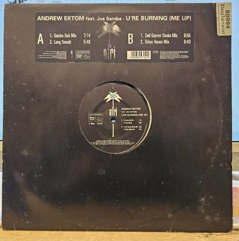 Andrew Ektom Feat. Joe Samba – U 'Re Burning (Me Up) LP PLAK