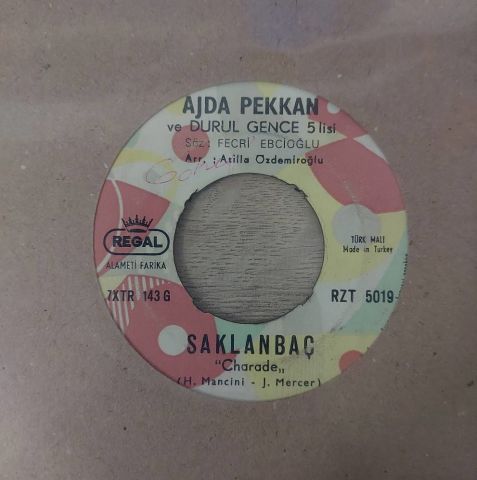 AJDA PEKKAN SAKLANBAÇ 45LİK PLAK