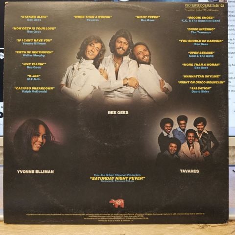 Various – Saturday Night Fever (The Original Movie Sound Track) LP PLAK