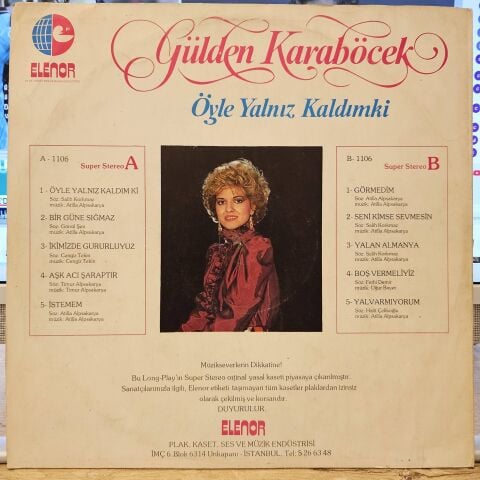 Gülden Karaböcek – Öyle Yalnız Kaldımki LP PLAK