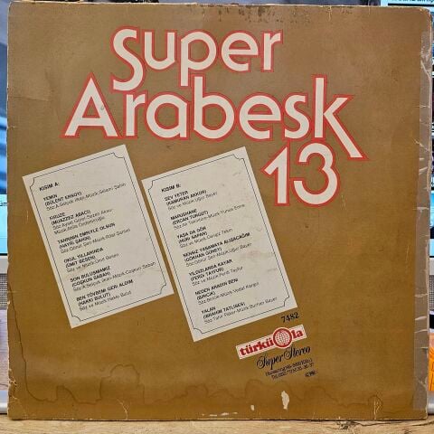 Various – Super Arabesk 13 LP PLAK