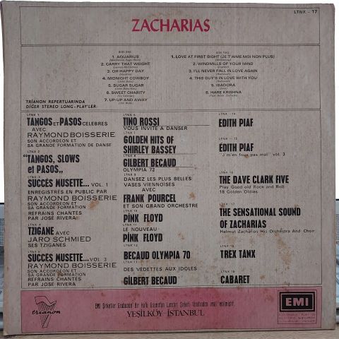 Zacharias – The Sensational Sound Of Zacharias LP PLAK