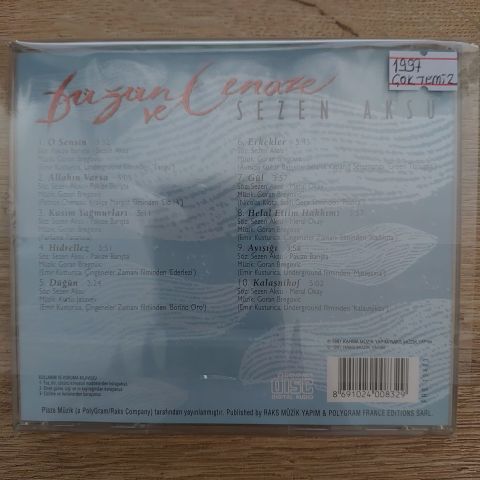 SEZEN AKSU - DÜĞÜN VE CENAZE CD