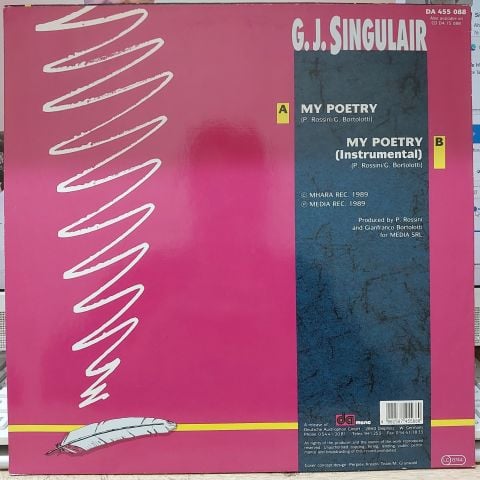 G.J. Singulair – My Poetry LP PLAK