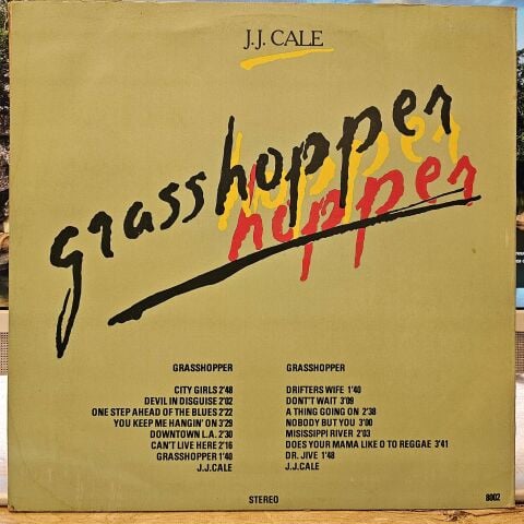 J.J. Cale - Grasshopper album cover LP PLAK