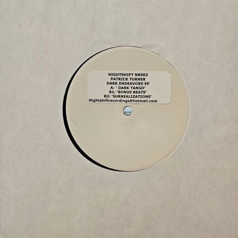 Patrick Turner – Dark Endeavours EP LP PLAK