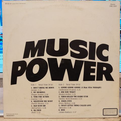 Various – Music Power LP PLAK