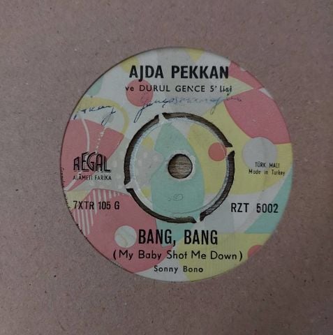 AJDA PEKKAN - BANG BANG İKİ ABANCI 45LİK PLAK