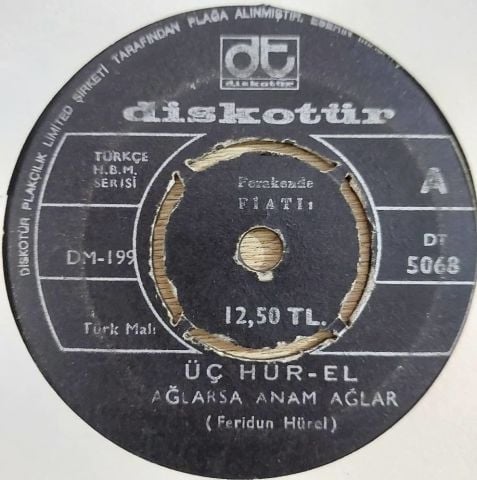 3 Hürel – Ağlarsa Anam Ağlar / Kara Yazı 45LİK PLAK