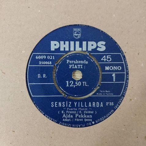 Ajda Pekkan – Sensiz Yıllarda / Olmadı Gitti 45LİK PLAK