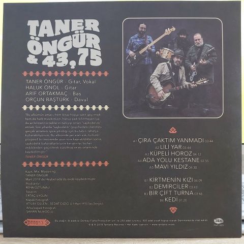 Taner Öngür & 43.75 – Sayko Ana LP PLAK