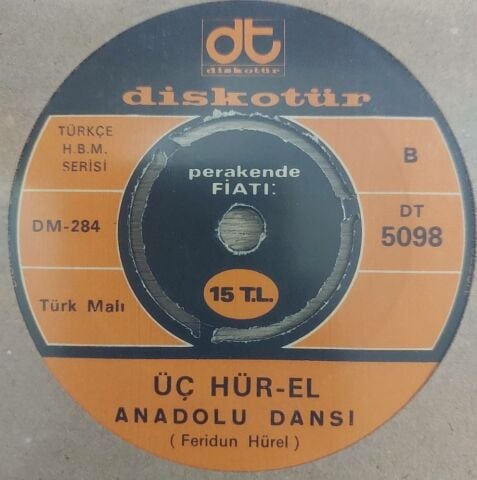 3 Hürel – Canım Kurban / Anadolu Dansı 45LİK PLAK