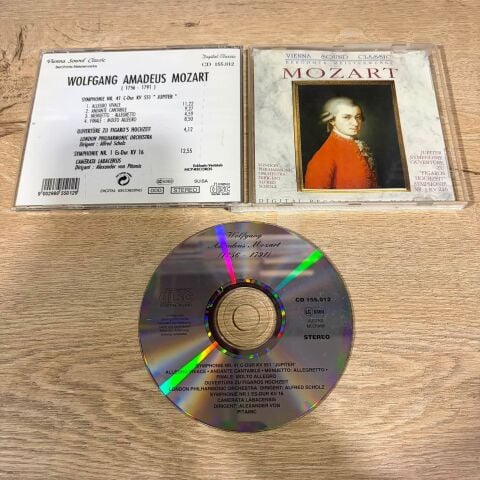 MOZART - LONDON PHILHARMONIC ORCHESTRA, ALFRED SCHOLZ - JUPİTER SYMPHONİE / OUVETÜRE ZU ''FİGAROS HOCHZEİT'' / SYMPHONİE NR. 1 KV 216 CD