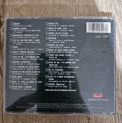 Various – Grease (The Original Soundtrack From The Motion Picture) CD