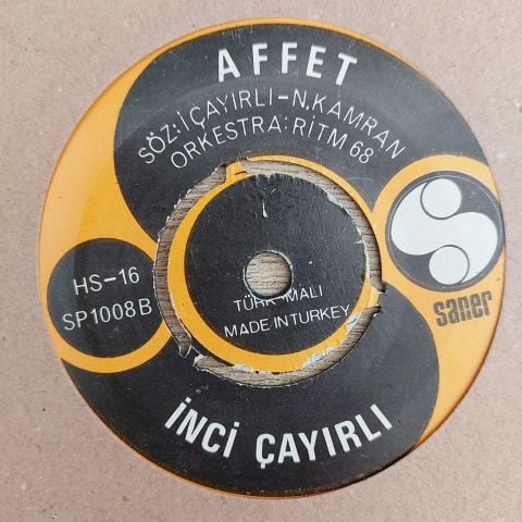 İNCİ CAYIRLI - AFFET 45LİK PLAK