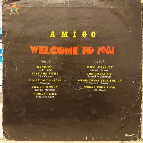 Various – Amigo Welcome To 1981 LP PLAK