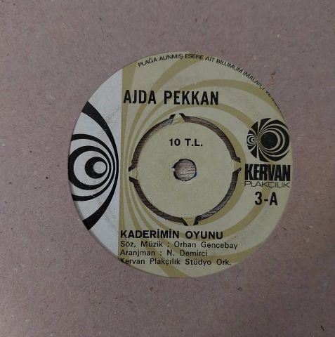 Ajda Pekkan – Kaderimin Oyunu / Kimler Geldi Kimler Geçti 45LİK PLAK