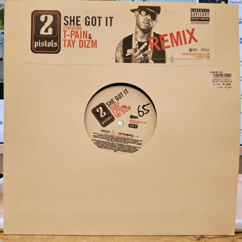 2 Pistols Featuring T-Pain & Tay Dizm – She Got It LP PLAK