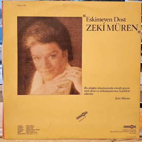 Zeki Müren – Eskimeyen Dost LP PLAK
