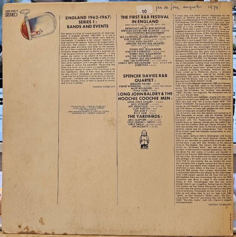 Various – Rock Generation Vol. 5 - The First Rhythm & Blues Festival In England LP PLAK