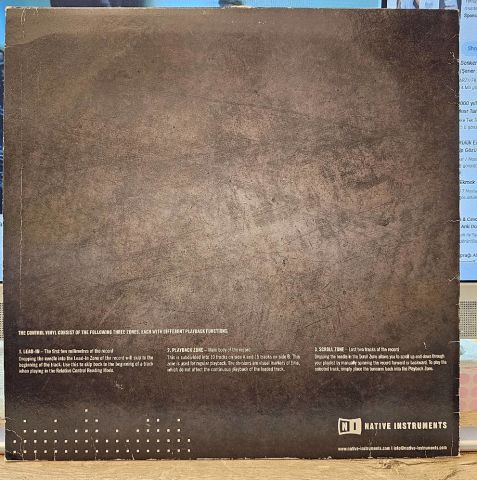 TRACTOR SCRATCH CONTROL VİNLY LP PLAK