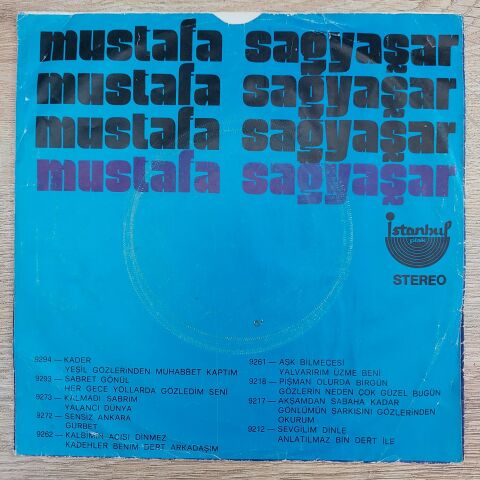 MUSTAFA SAĞYAŞAR - SABRET GÖNÜL 45LİK PLAK