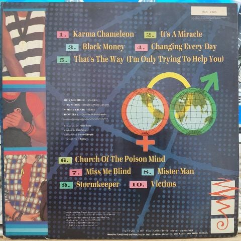 Culture Club – Colour By Numbers LP PLAK