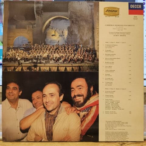Carreras, Domingo, Pavarotti, Mehta – In Concert LP PLAK
