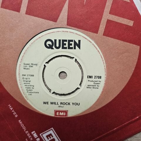 Queen – We Are The Champions / We Will Rock You 45LİK PLAK
