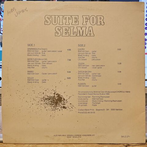 Istanbul Express / Mehmet Ozan – Suite For Selma LP PLAK