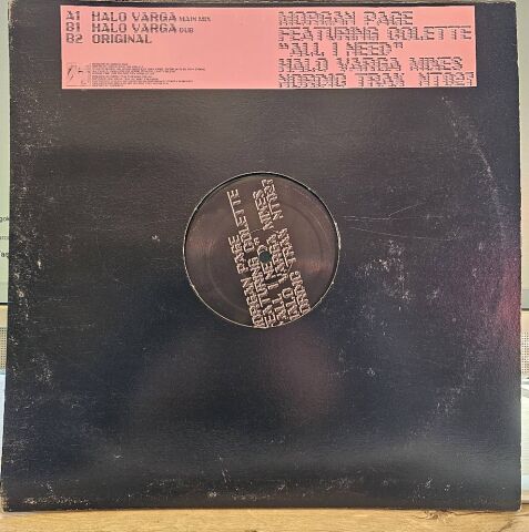 Morgan Page – All I Need (Halo Varga Mixes) LP PLAK
