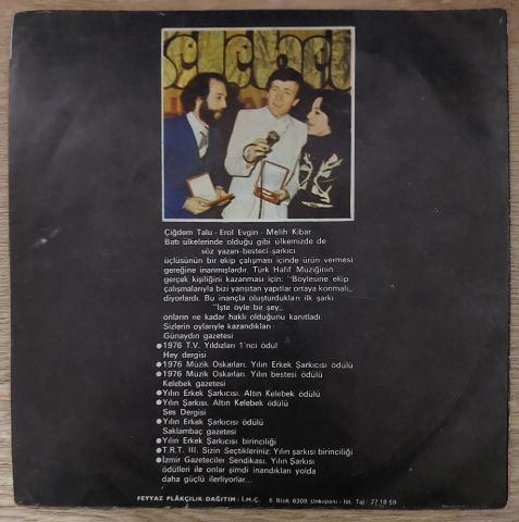 EROL EVGİN - BİRDE BANA SOR 45LİK PLAK