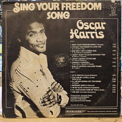 Oscar Harris – Sing Your Freedom Song LP PLAK (Alta Gracia)