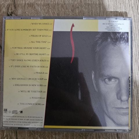 Sting – Fields Of Gold: The Best Of Sting 1984 - 1994 CD