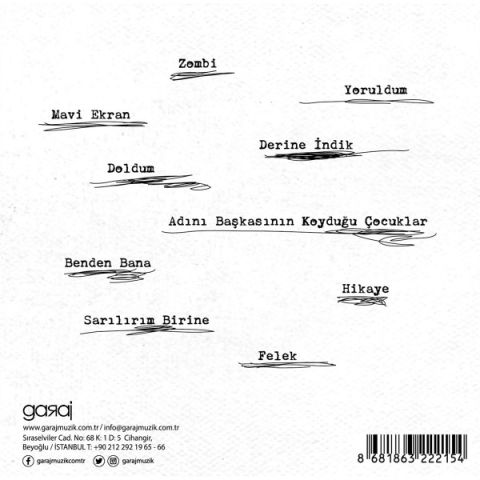 ADAMLAR - DÜNYA GÜNLÜKLERİ LP PLAK